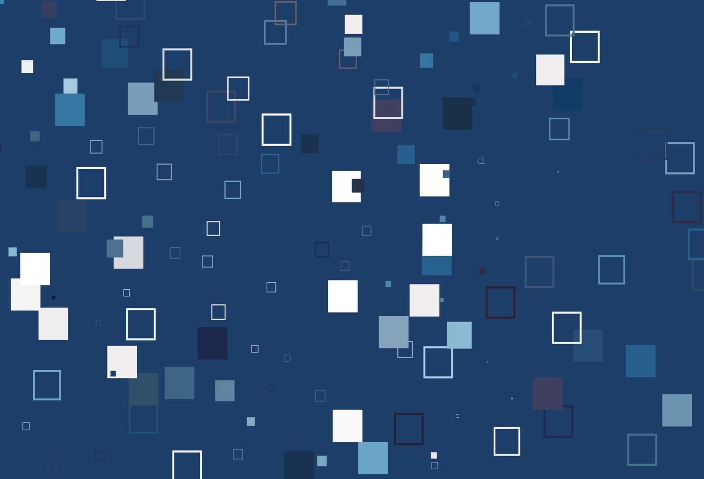 padrão de vetor azul claro com cristais, retângulos.