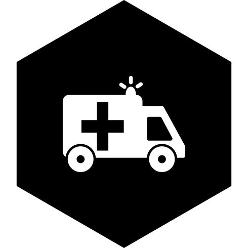 Design de ícone de ambulância vetor