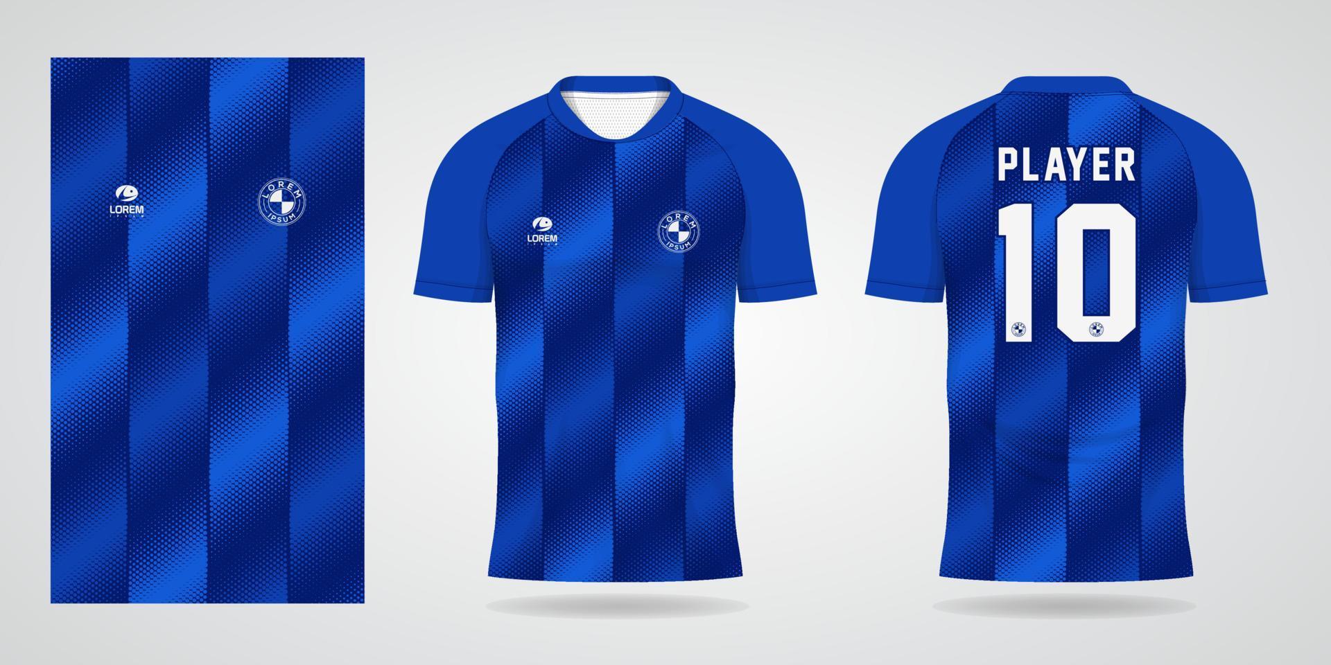 modelo de camisa de esporte para design de camisa de uniforme de futebol vetor