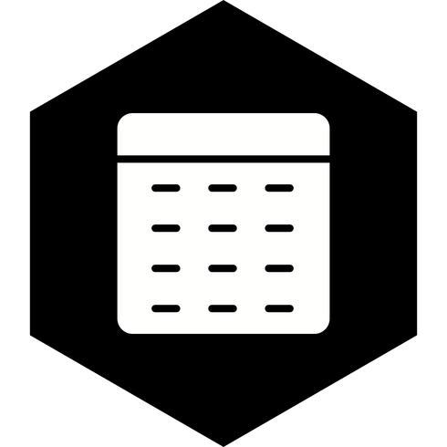 Design de ícone de calculadora vetor