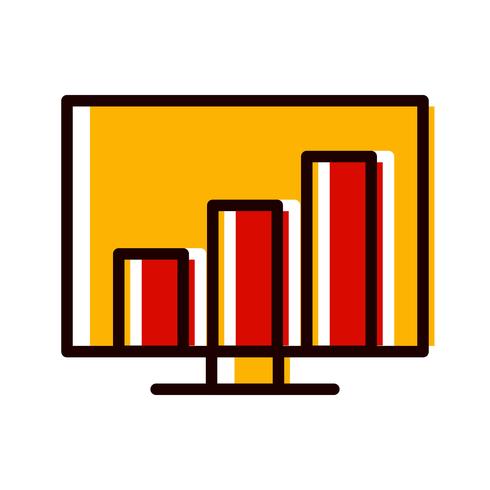 Stats Icon Design vetor