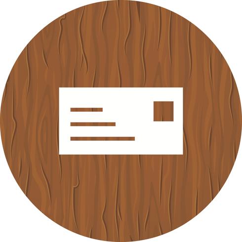 Design de ícone de cartão de identificação vetor