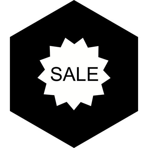 Design de ícone de venda vetor