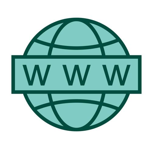 Web design de ícone de pesquisa vetor