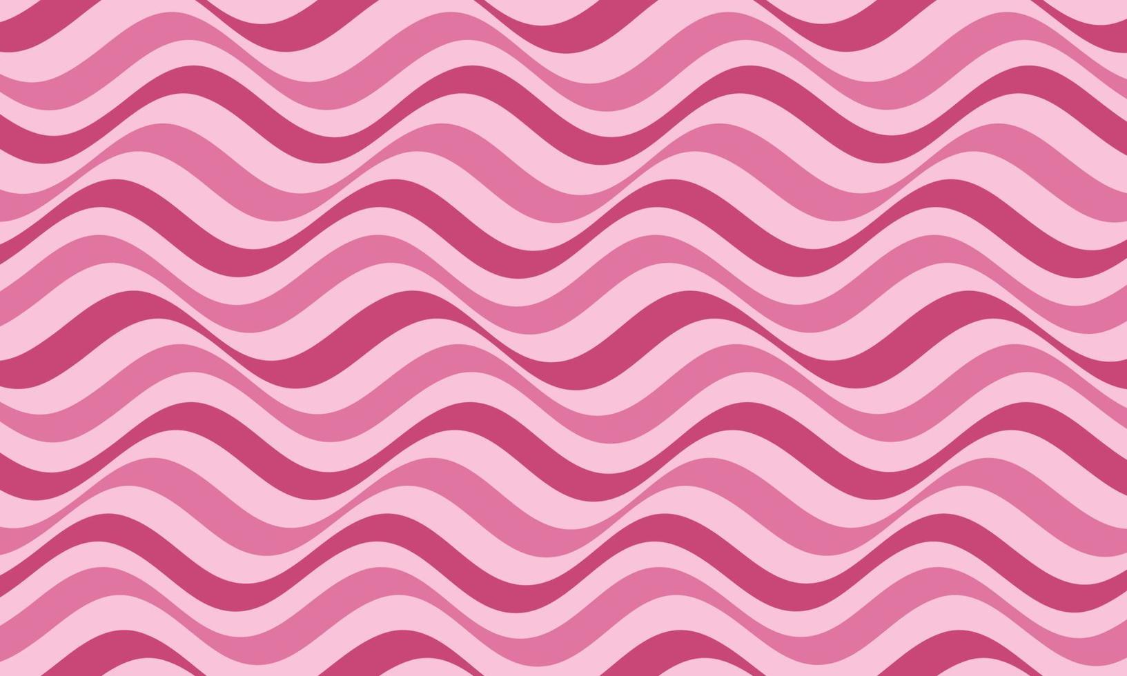 fundo de linhas onduladas rosa psicodélico abstrato. gráfico vetorial de ilusão de ótica vetor