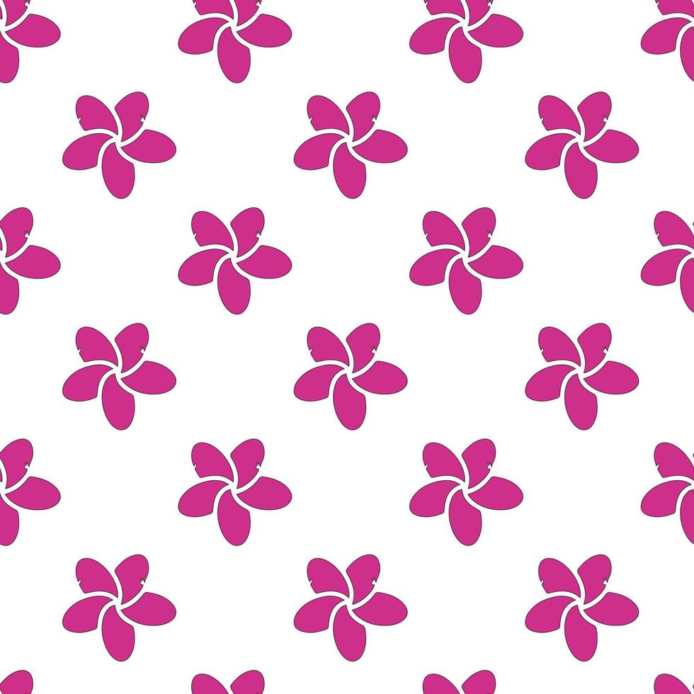 allamanda flower seamless pattern design vetor