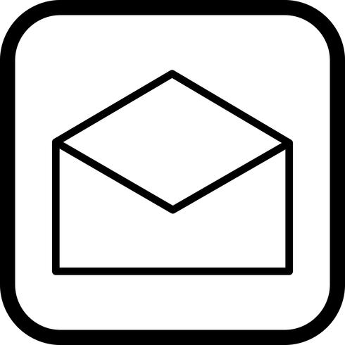 Design de ícone de envelope vetor