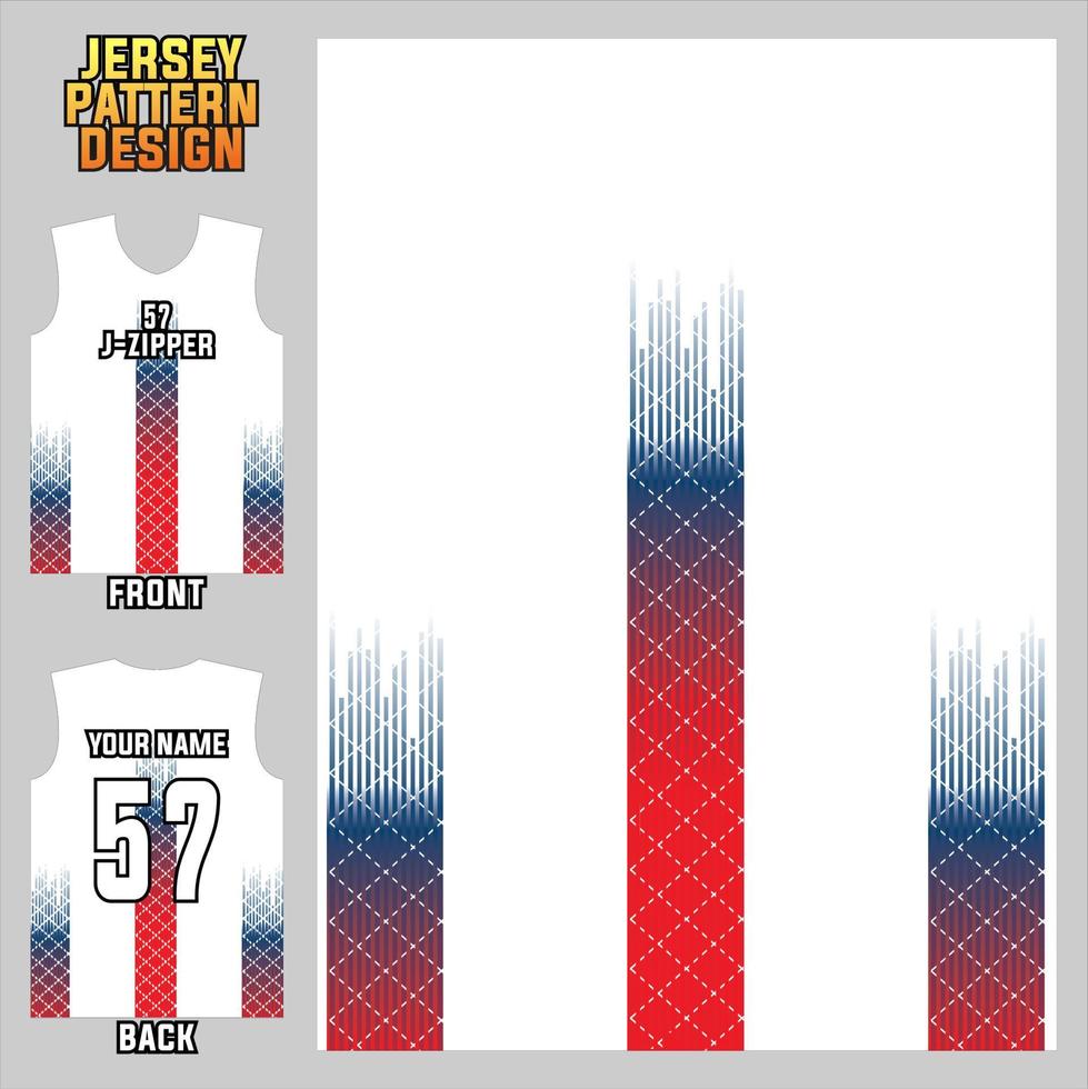 impressão padrão em jersey. Jérsei esportivo sublime padrão. templates futebol, volly, basquete, beisebol, ciclismo, pesca, corrida, esport vetor