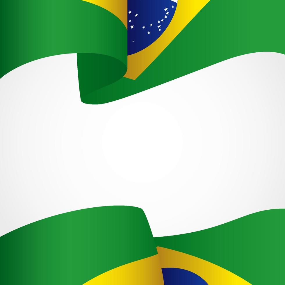 decoração da insígnia do brasil vetor