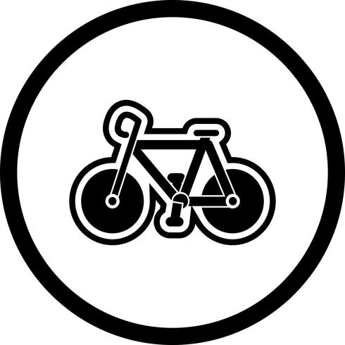 Design de ícone de bicicleta vetor