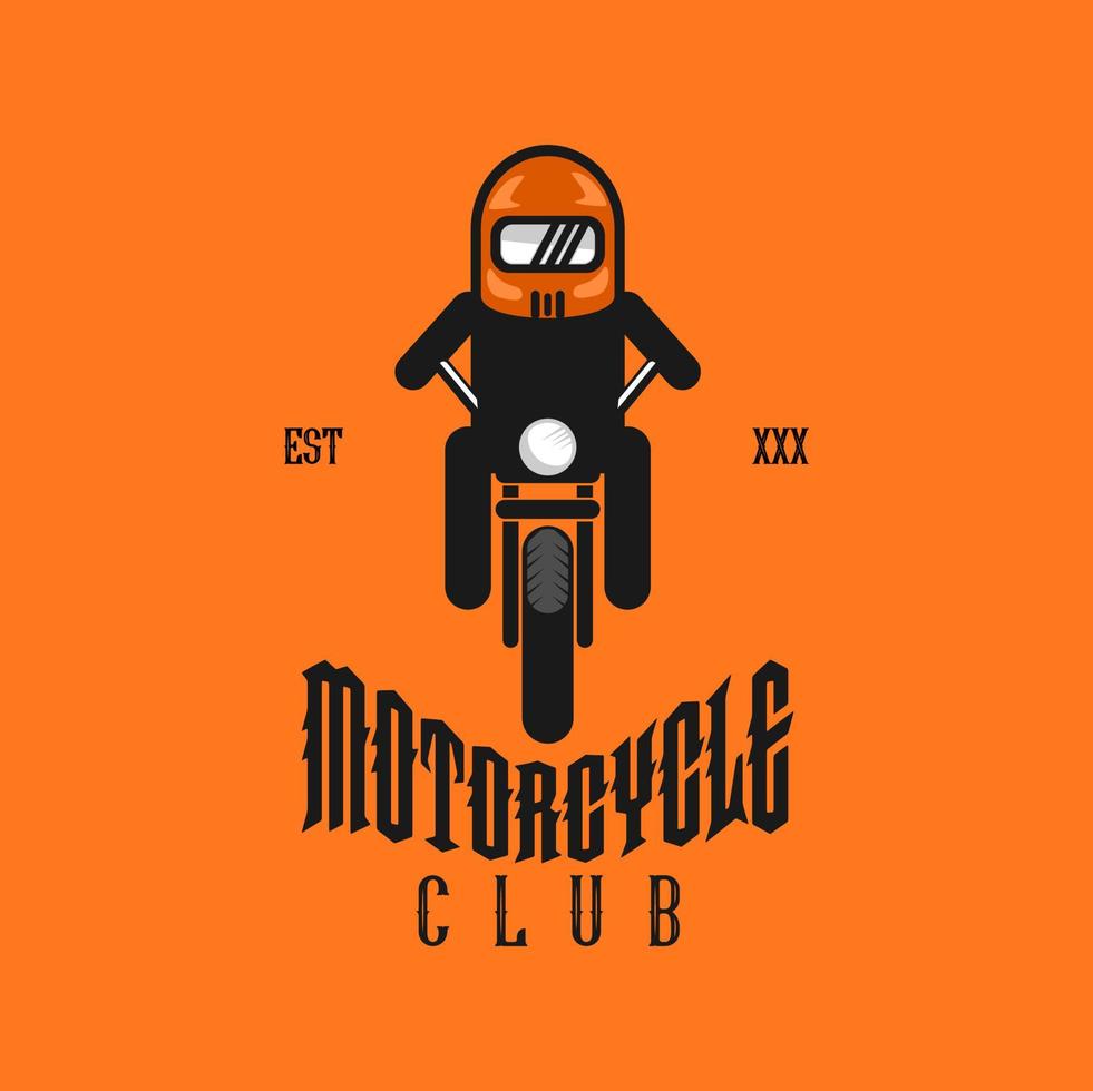 motocicleta clube, ilustração motocicleta clube vetor