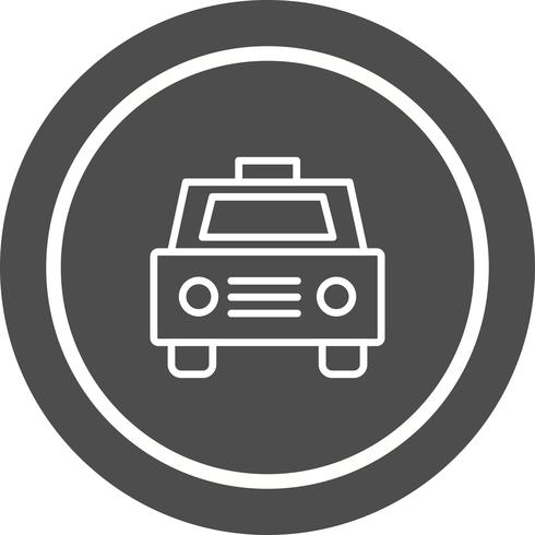Design de ícone de táxi vetor