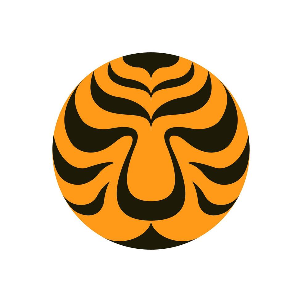 logotipo do tigre ícone símbolo vetor design gráfico
