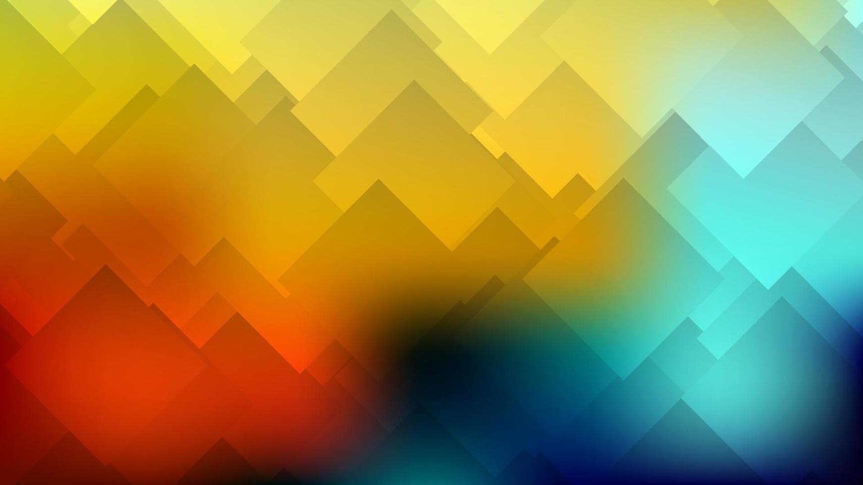 moderno abstrato colorido fundo gradiente com losangos, quadrados. pôster geométrico, banner. vetor