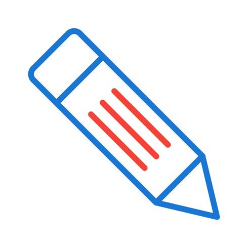 Design de ícone de lápis vetor
