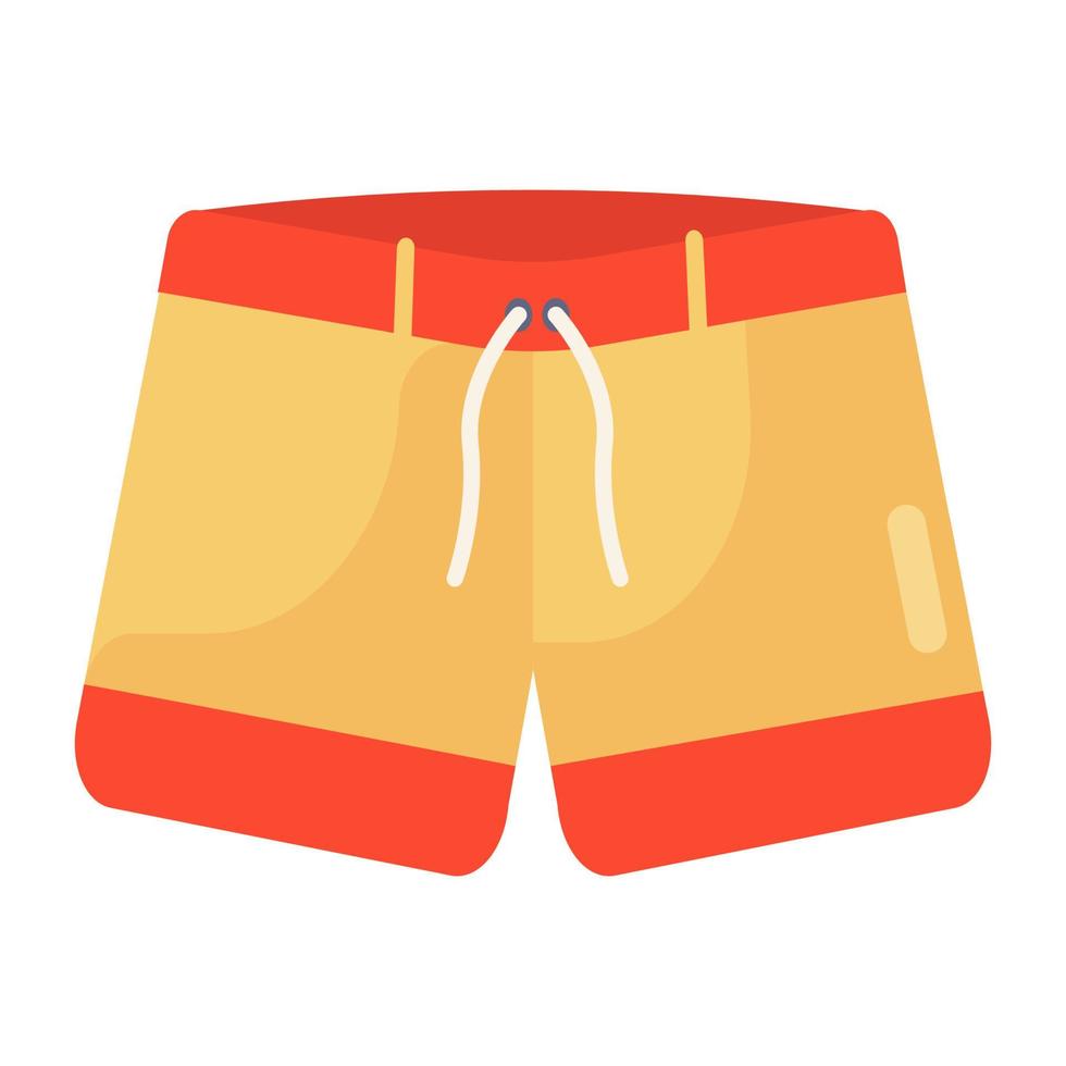 shorts em moda praia de estilo moderno vetor