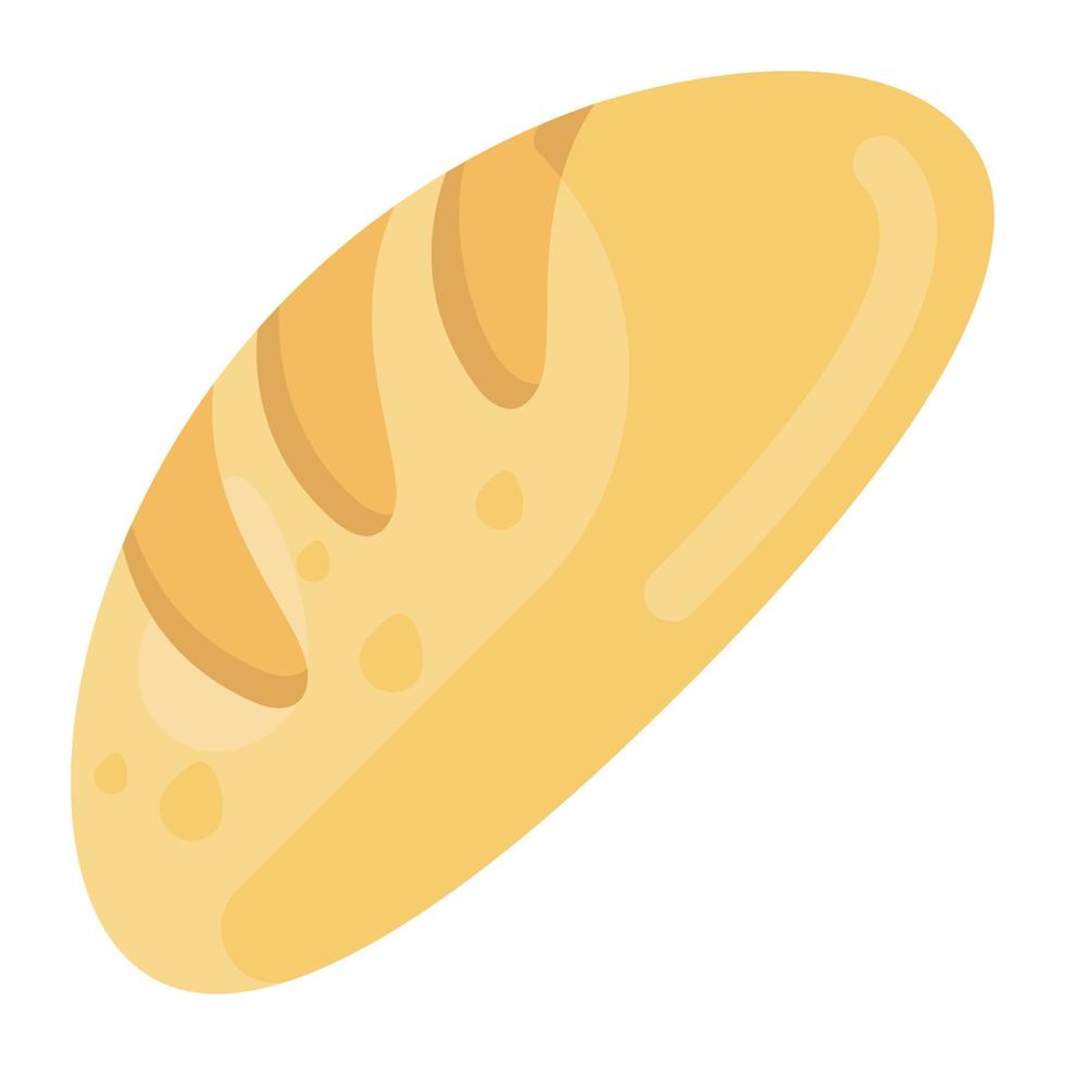 design de ícone de pão baguete vetor