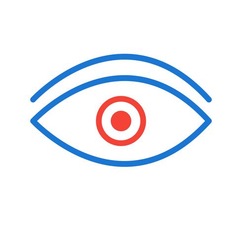 Desenho de ícone de olho vetor