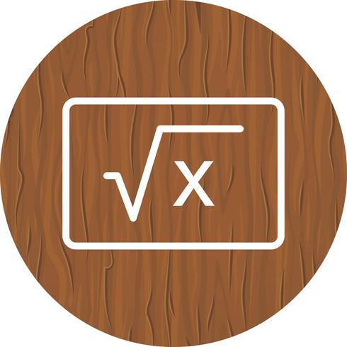 Design de ícone de fórmula vetor
