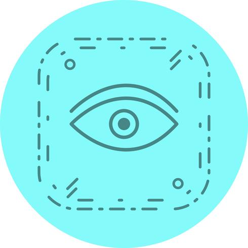 Desenho de ícone de olho vetor