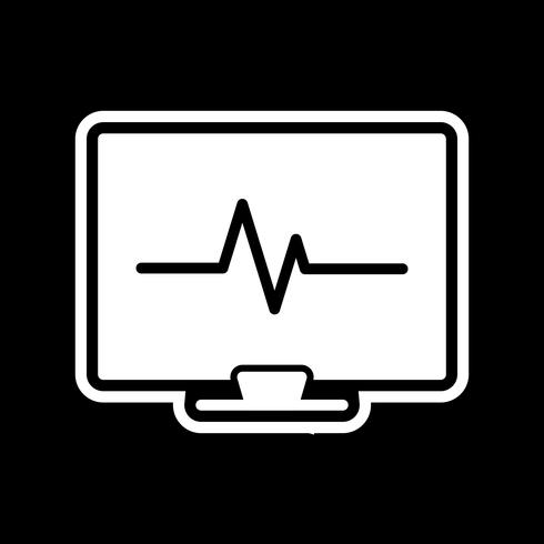 Design de ícone de ECG vetor