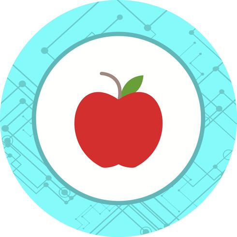 Design de ícone de maçã vetor