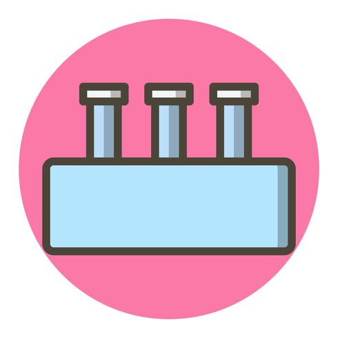 Design de ícone do conjunto de química vetor