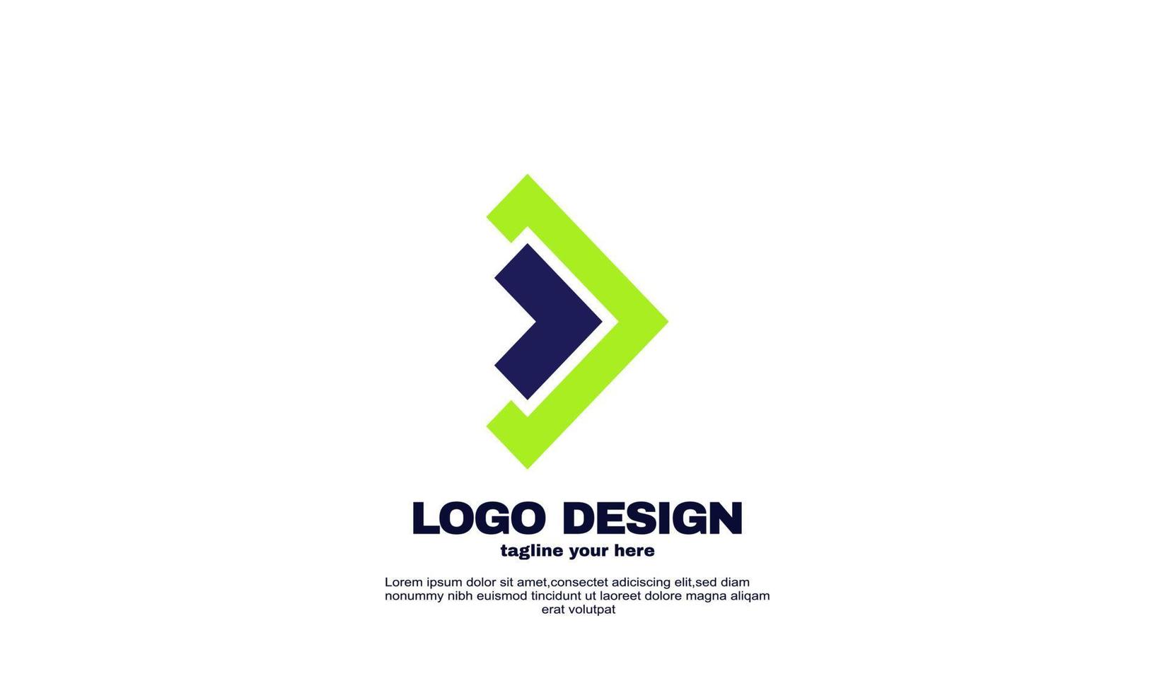 elementos do vetor modelo de logotipo de design de sua empresa