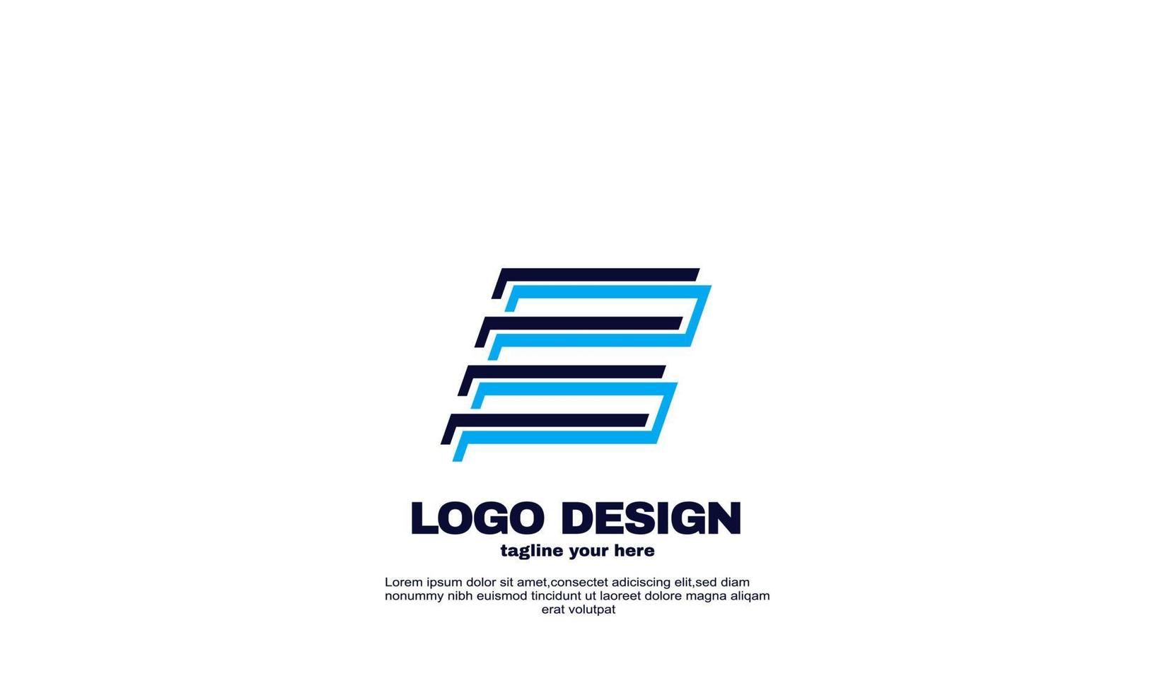 estoque abstrato moderno rede logotipo corporativo empresa negócios e modelo de design de marca vetor