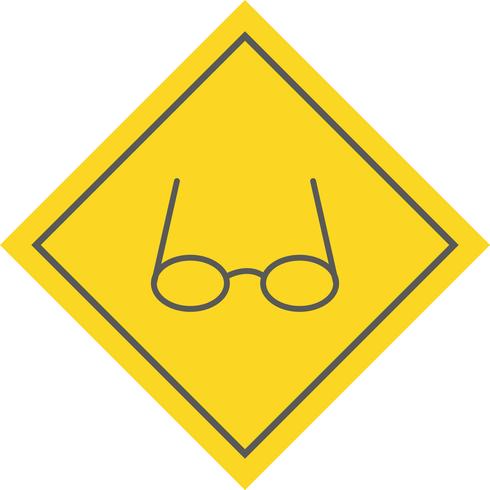 Óculos ícone do design vetor