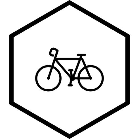 Design de ícone de bicicleta vetor