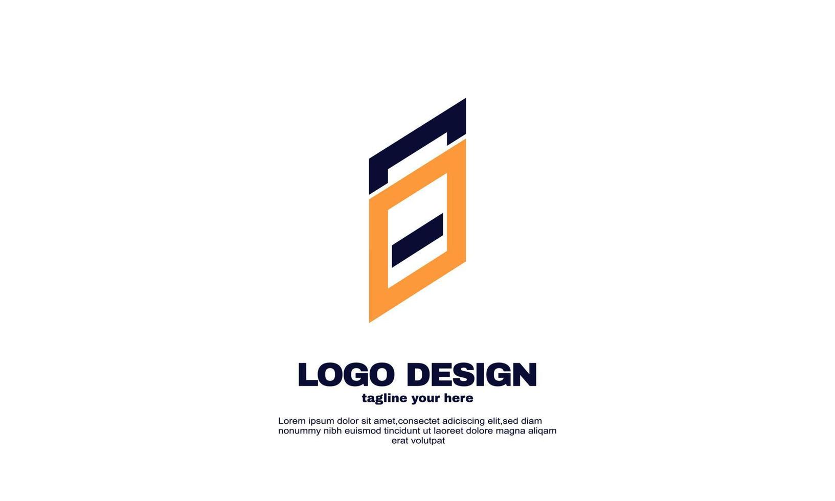 estoque vetor abstrato ilustração criativa logotipo corporativo empresa negócio sinal geométrico desenho vetorial