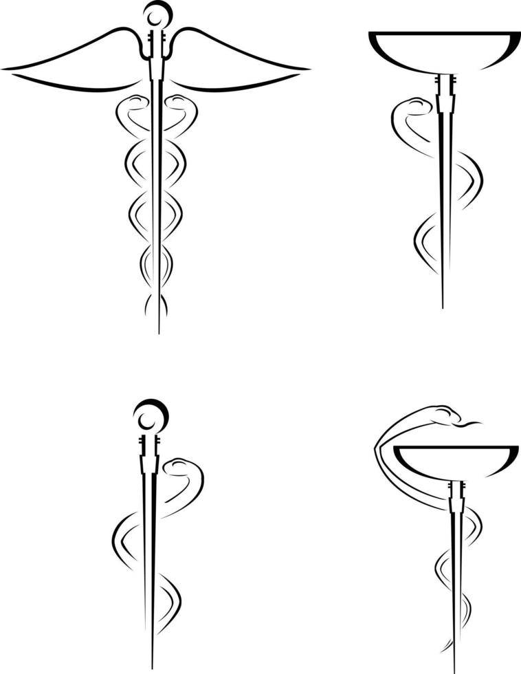 símbolo médico ilustração design isolado branco vetor