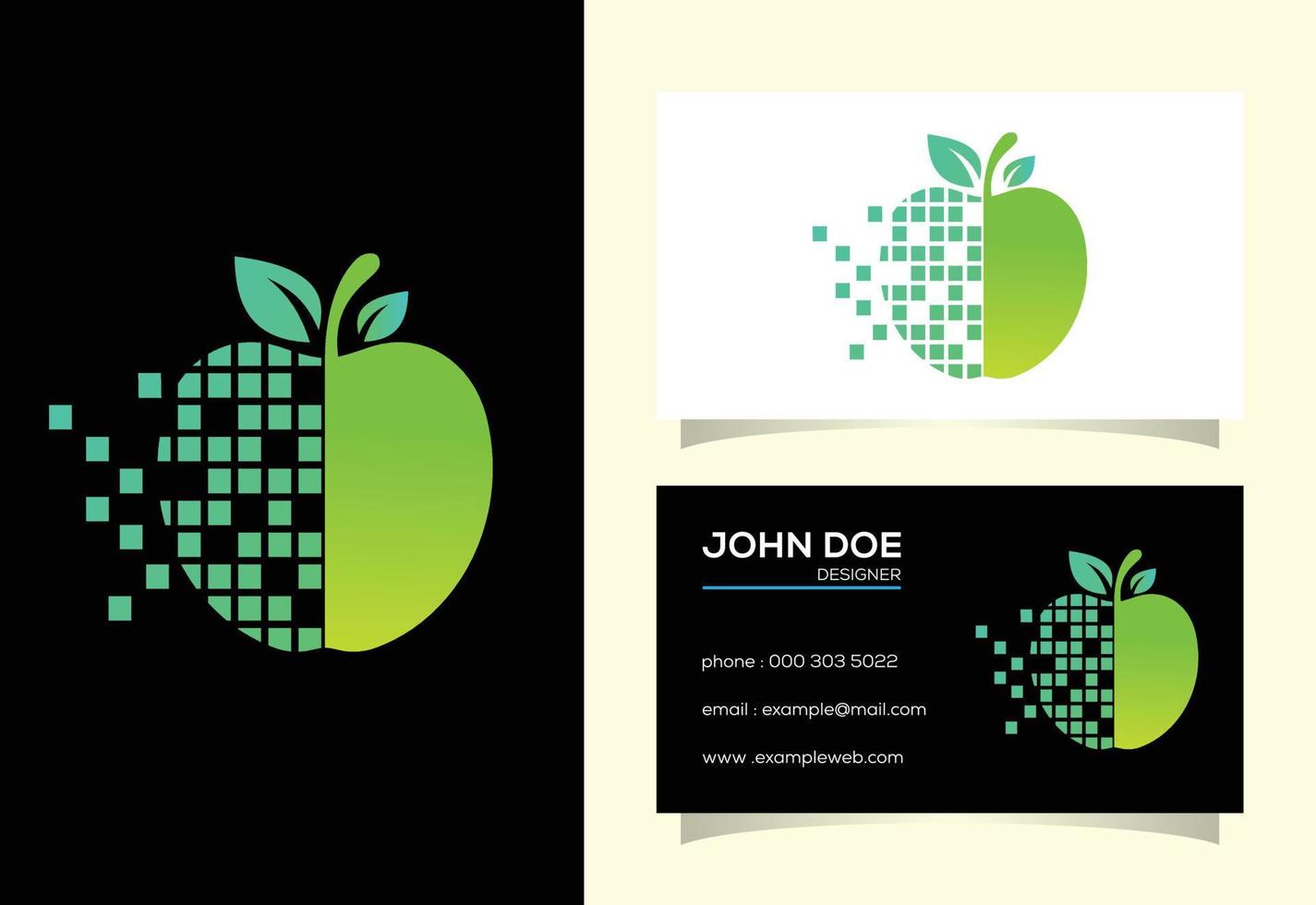 design do logotipo da apple vetor