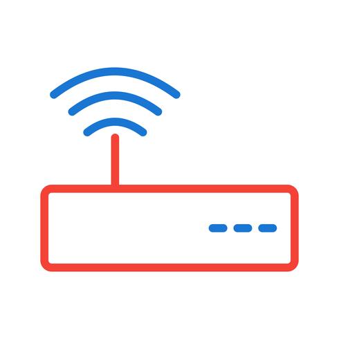 Design do ícone WiFi vetor