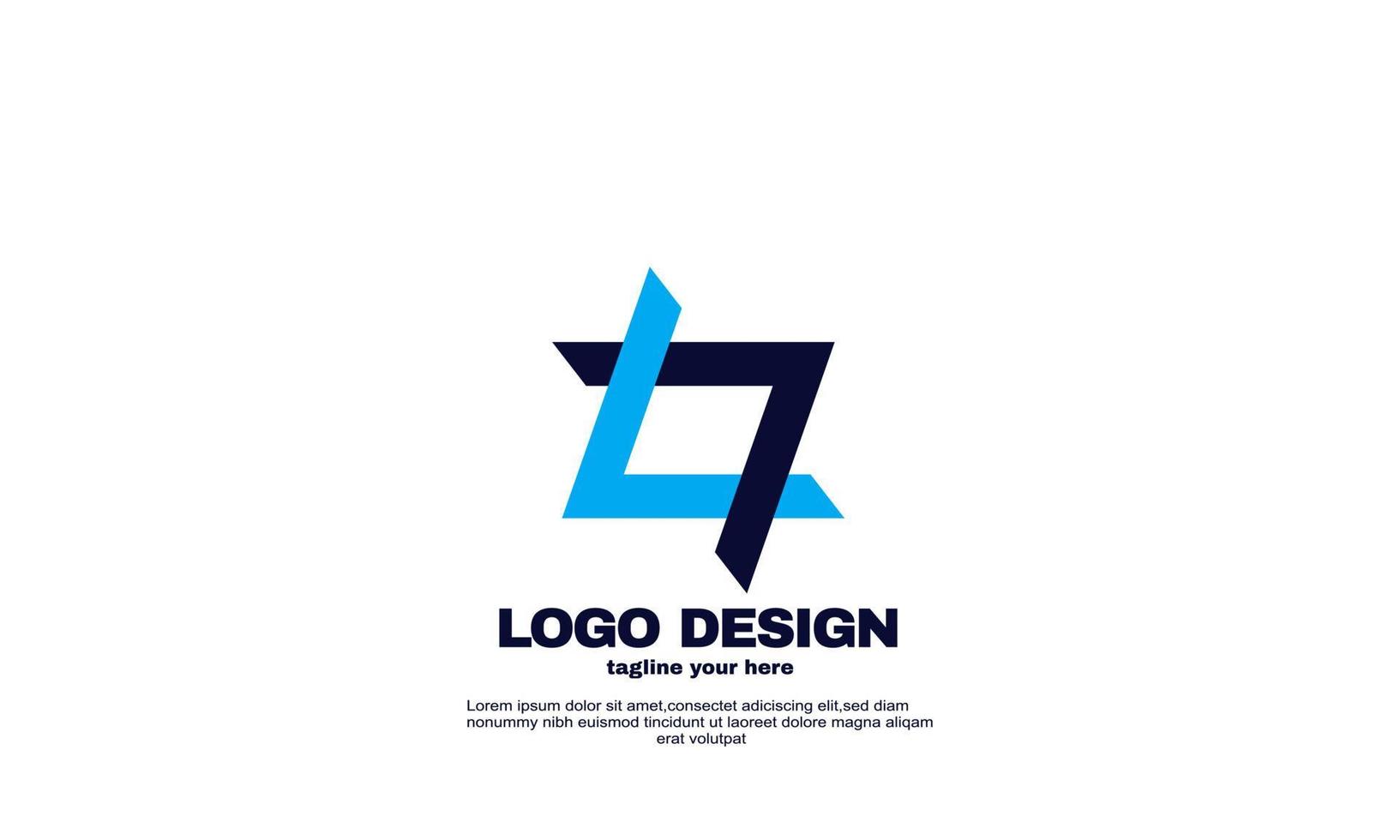 incrível empresa de logotipo de rede moderna e vetor de design de marca
