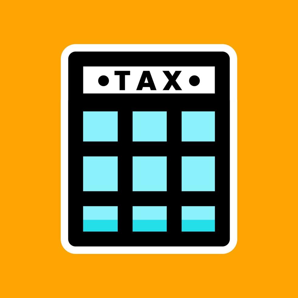 ícone de contabilidade de orçamento de desconto de livro fiscal design de símbolo simples vetor