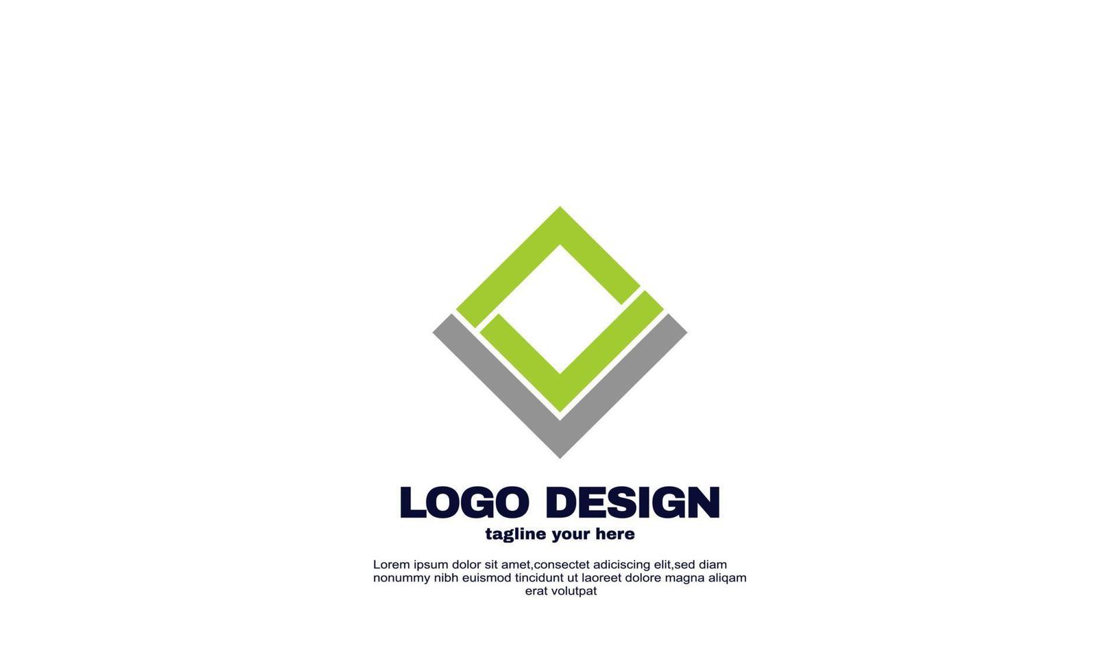 elementos de design de ilustração de estoque seu vetor de design de logotipo exclusivo de negócios de empresa de marca