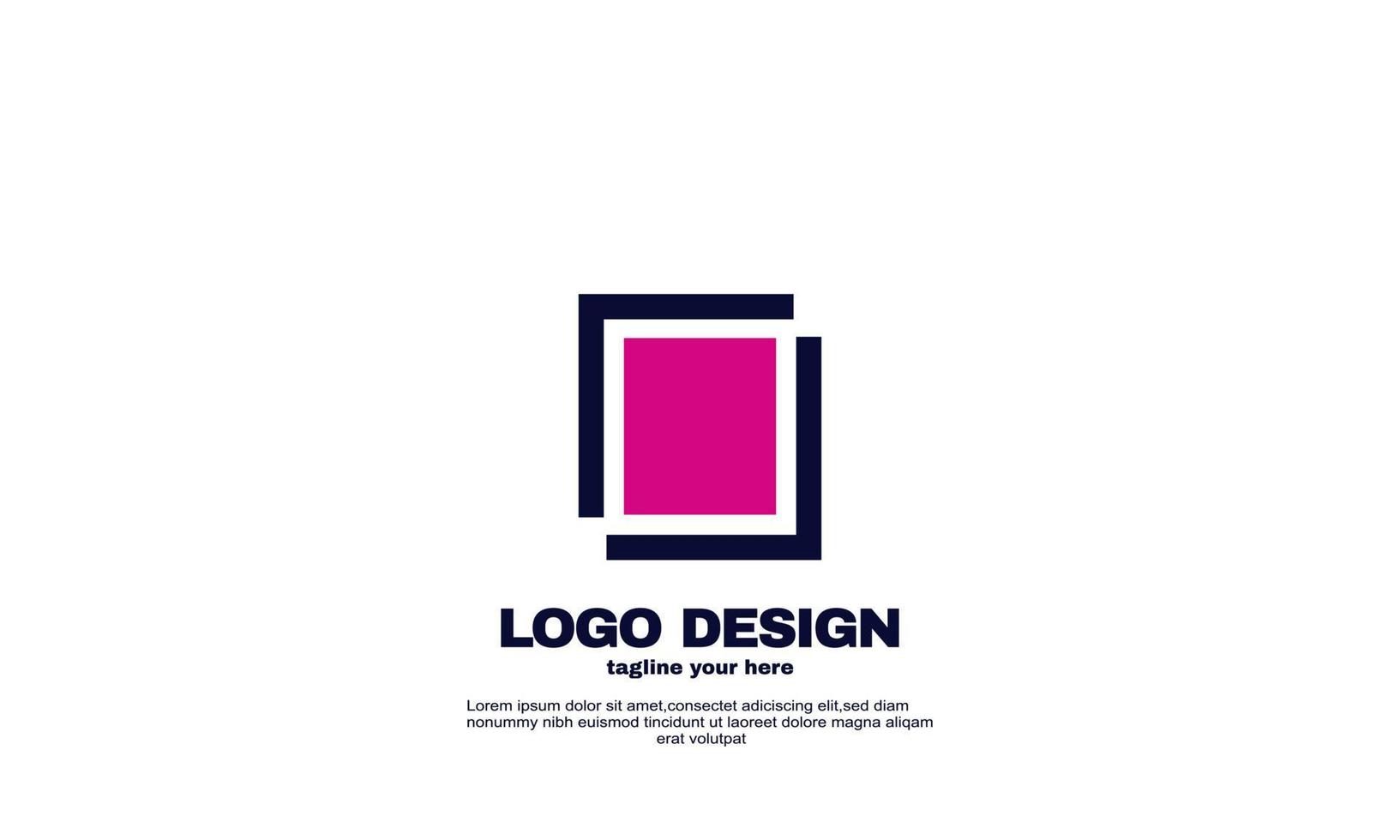 elementos de design criativo abstrato de vetor de estoque seu modelo de design de logotipo exclusivo de negócios de empresa de identidade de marca
