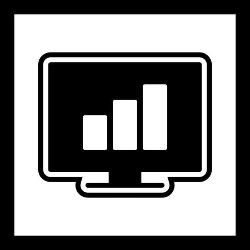 Stats Icon Design vetor