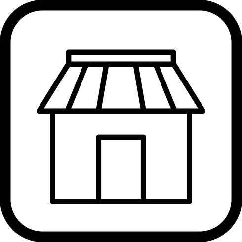Design de ícone de loja vetor