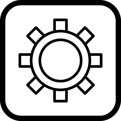 Ícone do design de configurações vetor