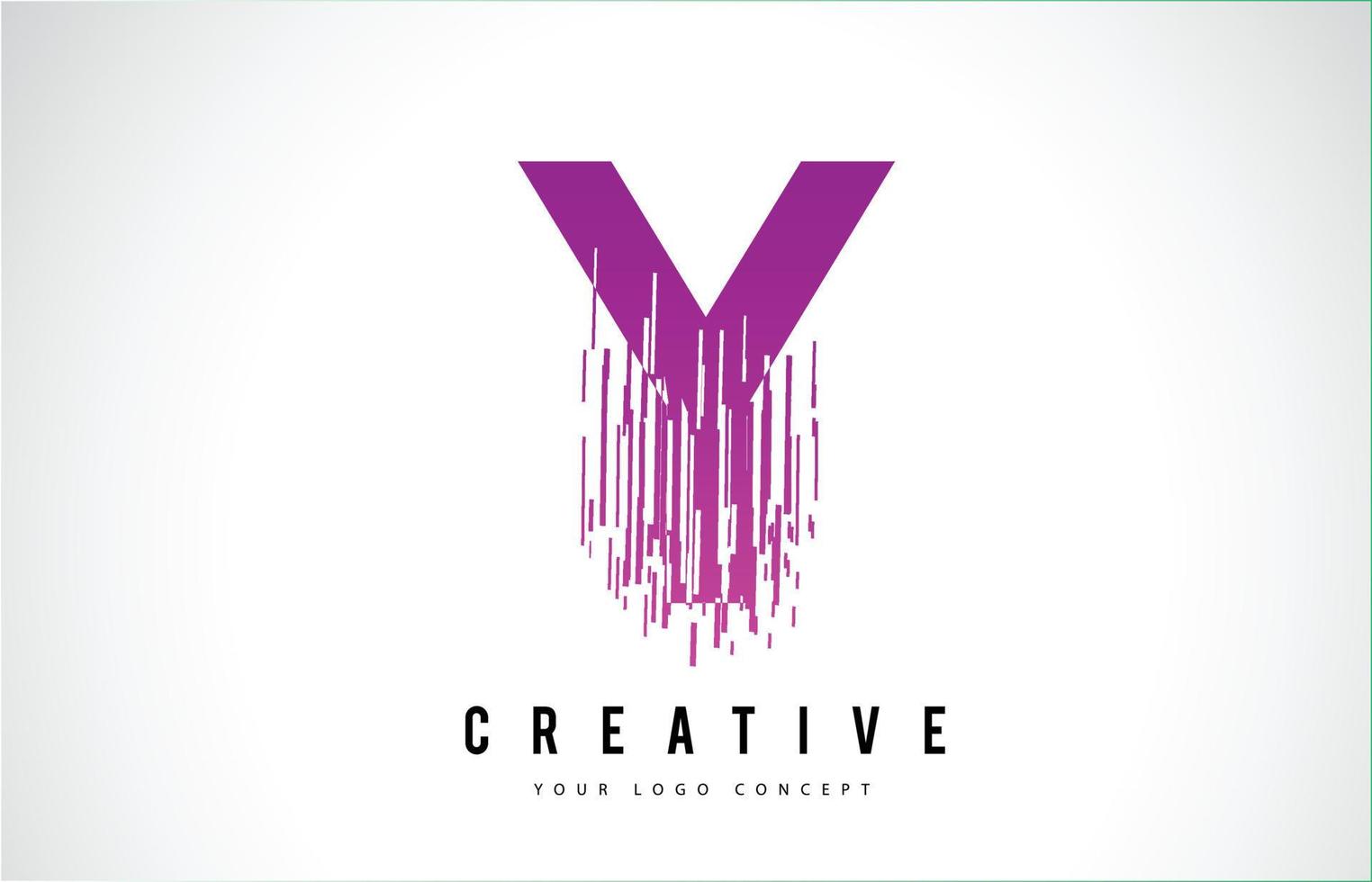 x design de logotipo de letra com cores roxas vetor