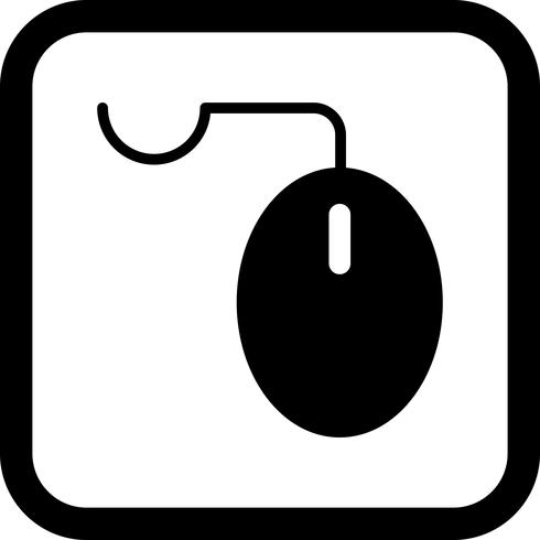 Desenho do ícone do rato vetor