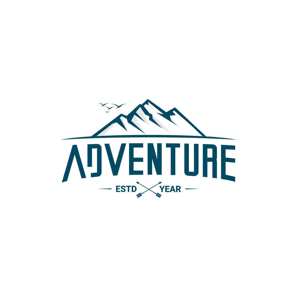 logotipo de aventura vetorial vetor