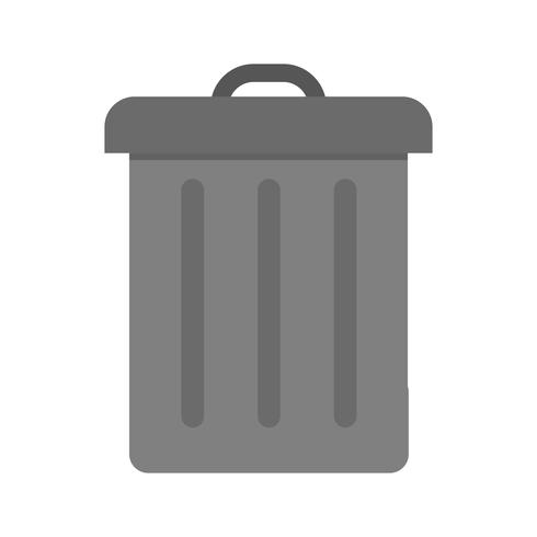 Design de ícone de lixo vetor