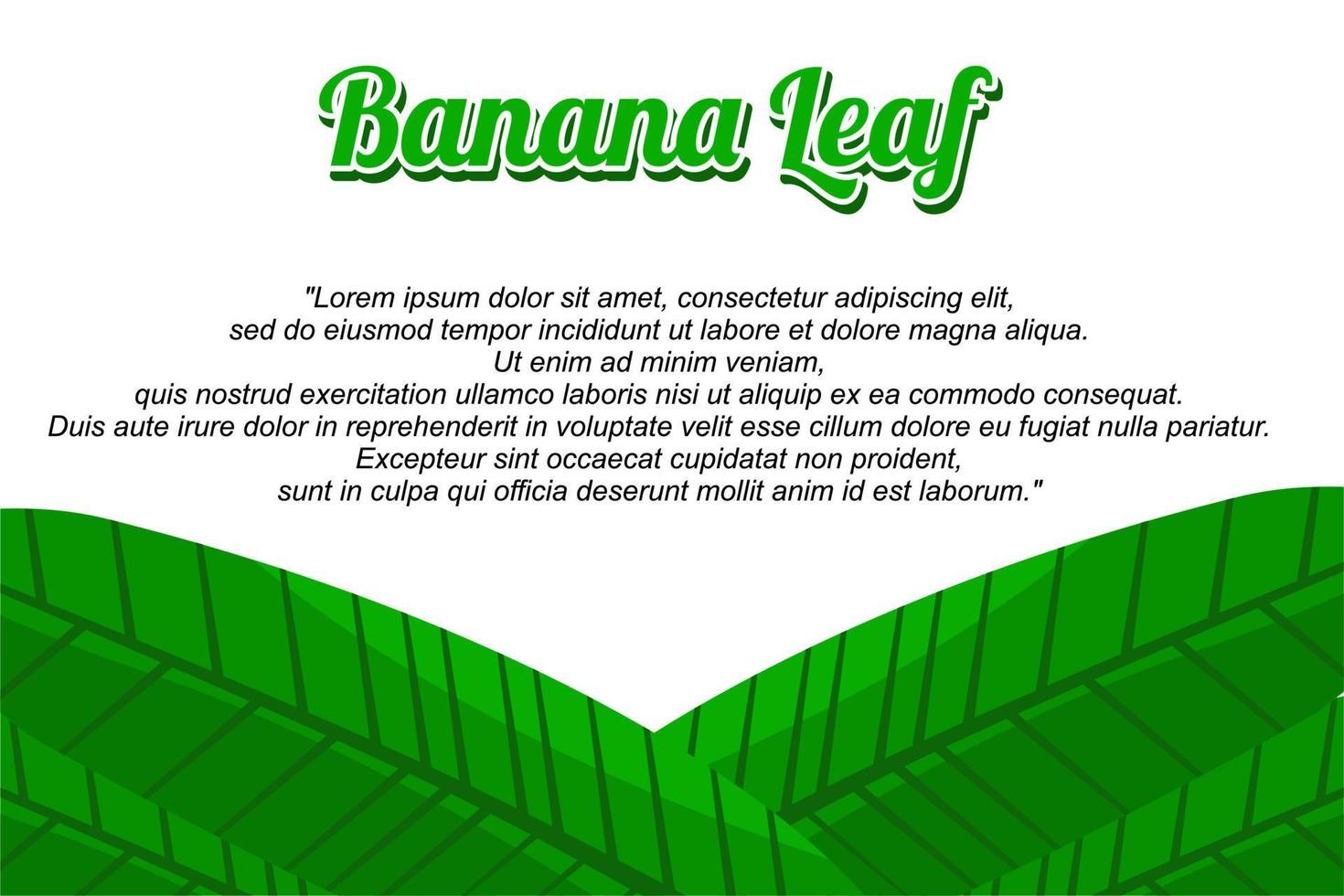 modelo de design com tema de banana vetor