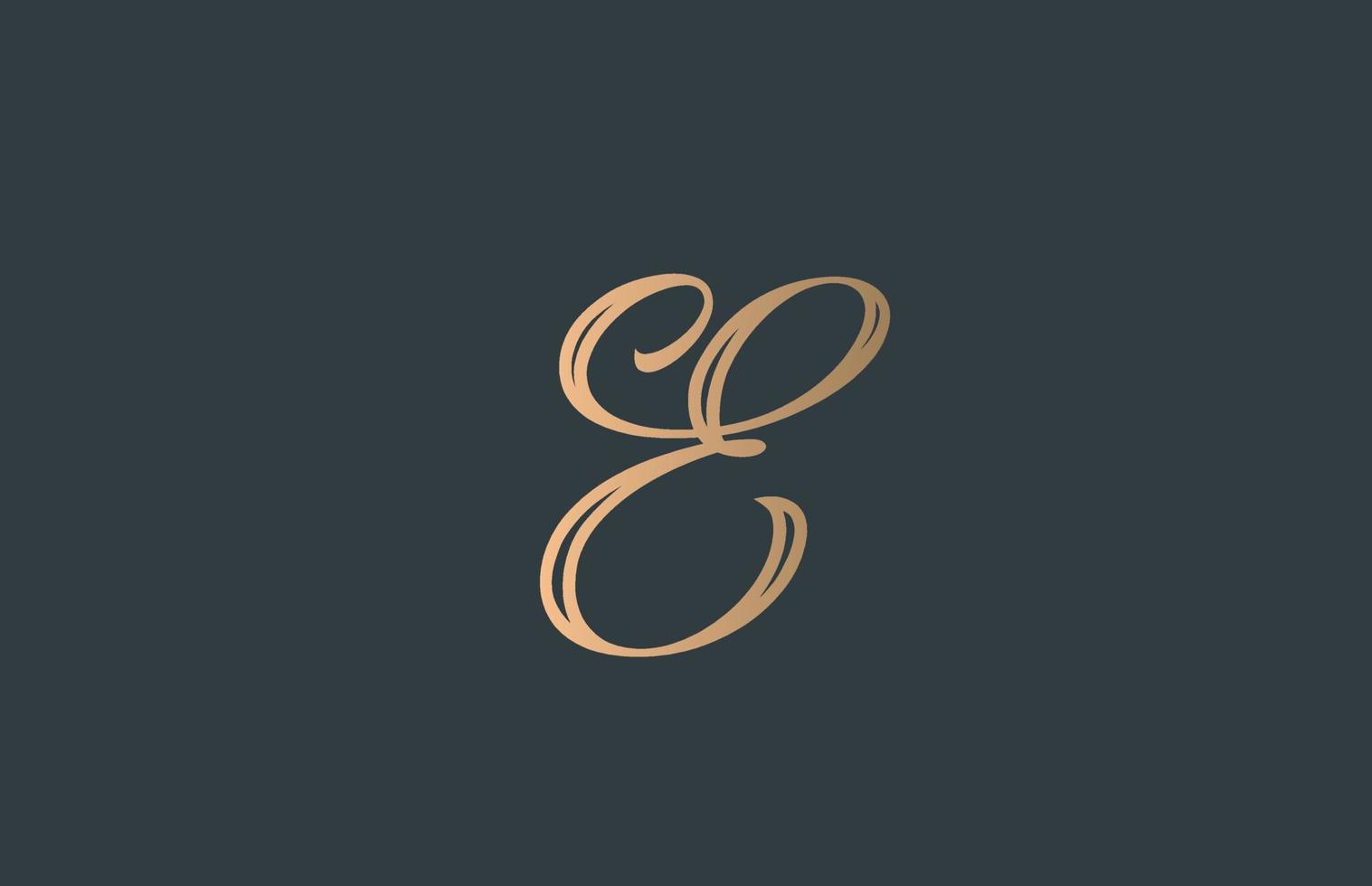 amarelo verde caligrafia e ícone do logotipo da letra do alfabeto. design elegante para negócios e empresas vetor