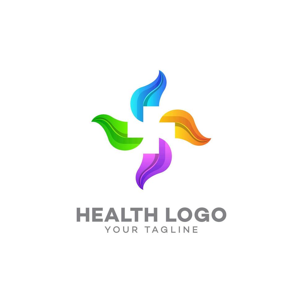 vetor de modelo de design de logotipo de saúde