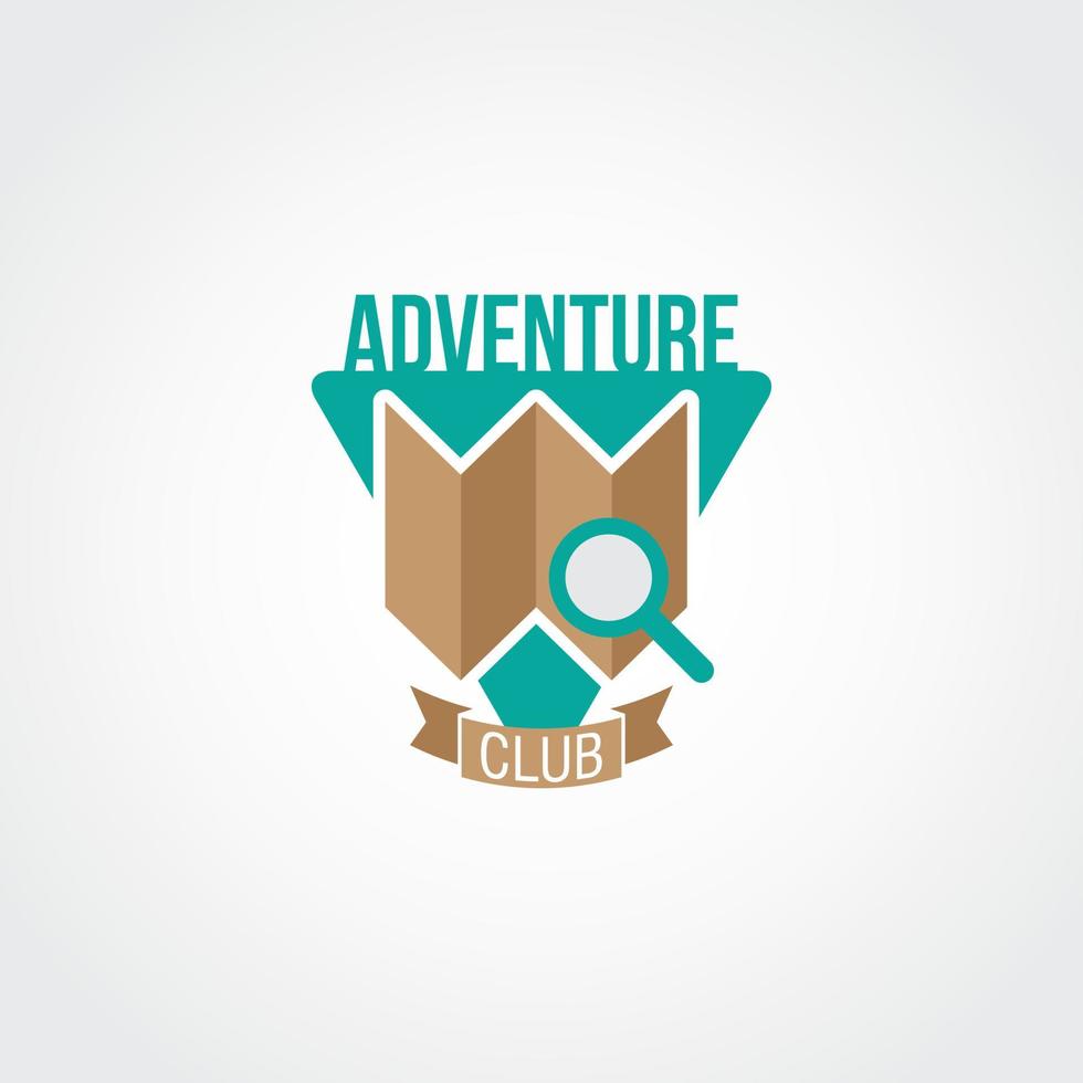 vetor de design de logotipo de aventura